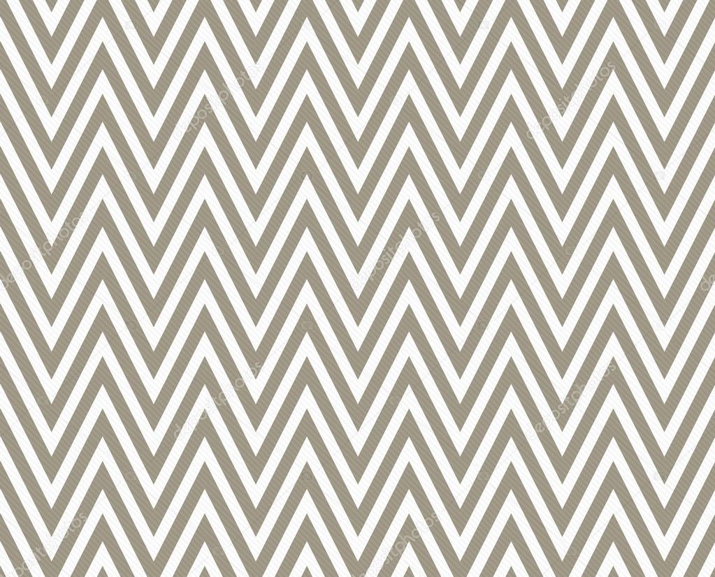 Brown and White Zigzag Textured Fabric Repeat Pattern Background