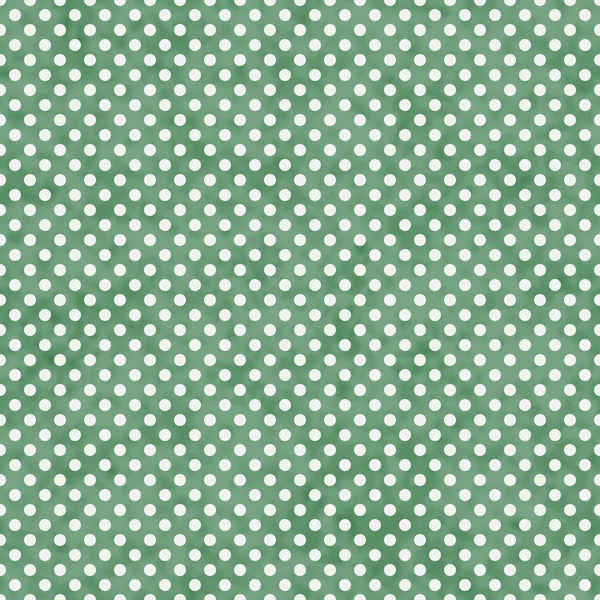 Luz verde e branco pequeno bolinhas padrão repetir fundo — Fotografia de Stock