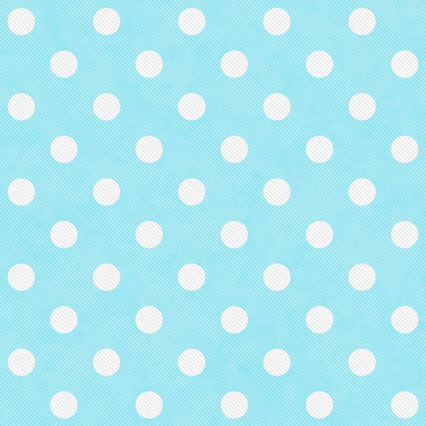 Teal en wit groot Polka Dots patroonherhaling achtergrond — Stockfoto