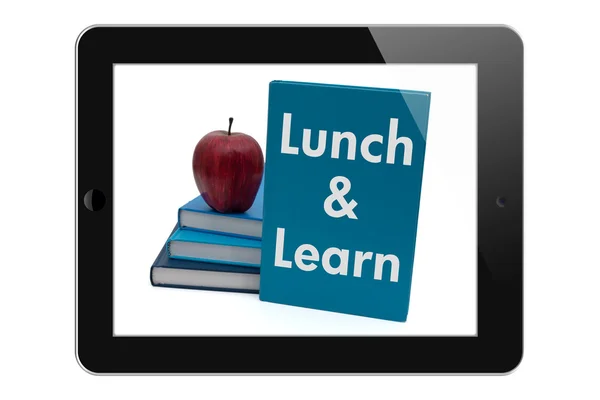 Almoço e aprender — Fotografia de Stock