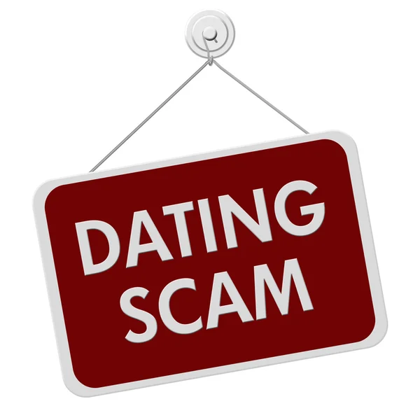 Dating Scam Sign — Stock Photo, Image