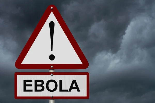 Ebola Caution Sign — Stock Photo, Image