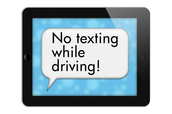 No Texting While Driving — Stock Photo, Image