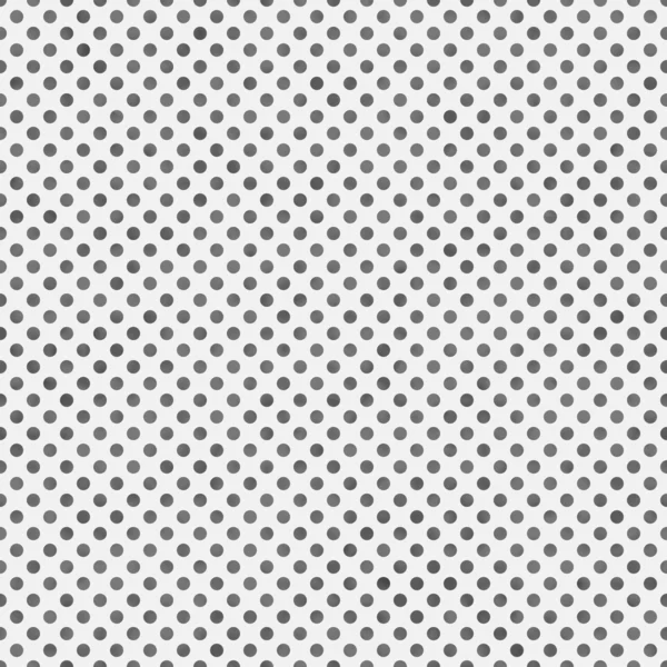 Medium Gray and White Small Polka Dots Pattern Repeat Background — Stock Photo, Image