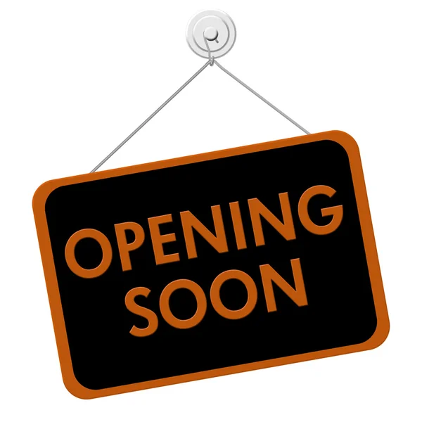 Opening Soon Sign — Stock Photo, Image