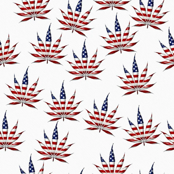 Marijuana in the USA Leaf Pattern Repeat Background — Stock Photo, Image