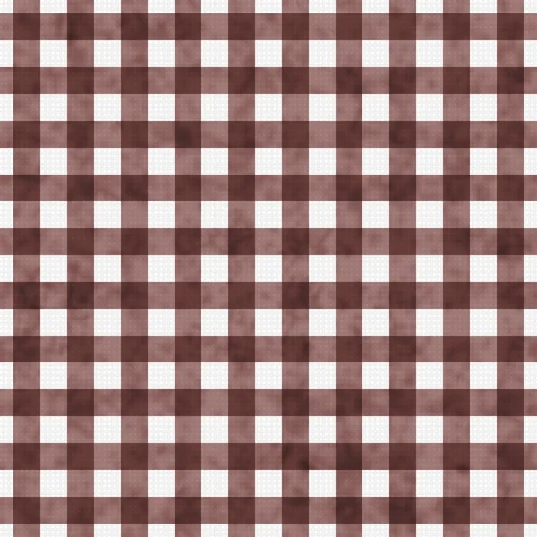 Brown Gingham Pattern Repeat Background — Stockfoto