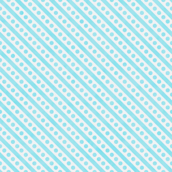 Light Teal and White Small Polka Dots and Stripes Pattern Repeat — Stock Photo, Image