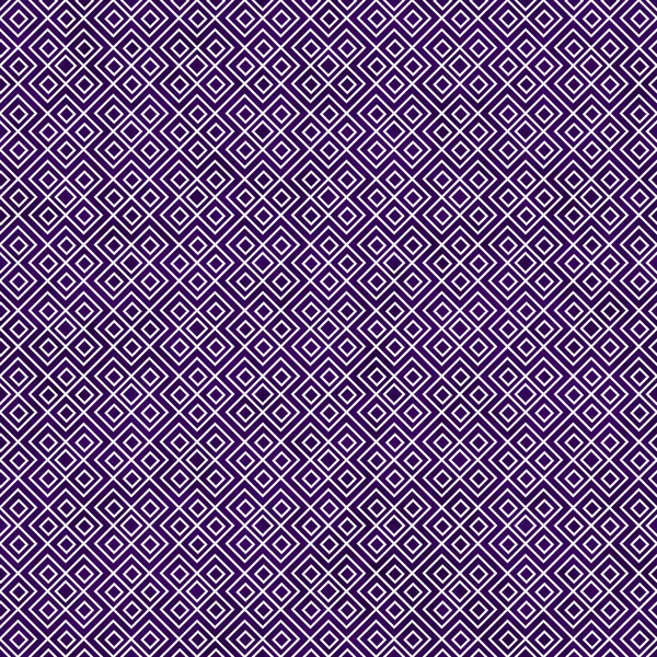 Fundo de padrão de repetição geométrica quadrado roxo e branco — Fotografia de Stock