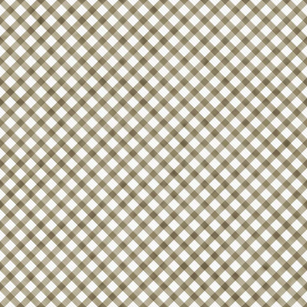 Medium Brown Gingham Pattern Repeat Background — Stock Photo, Image