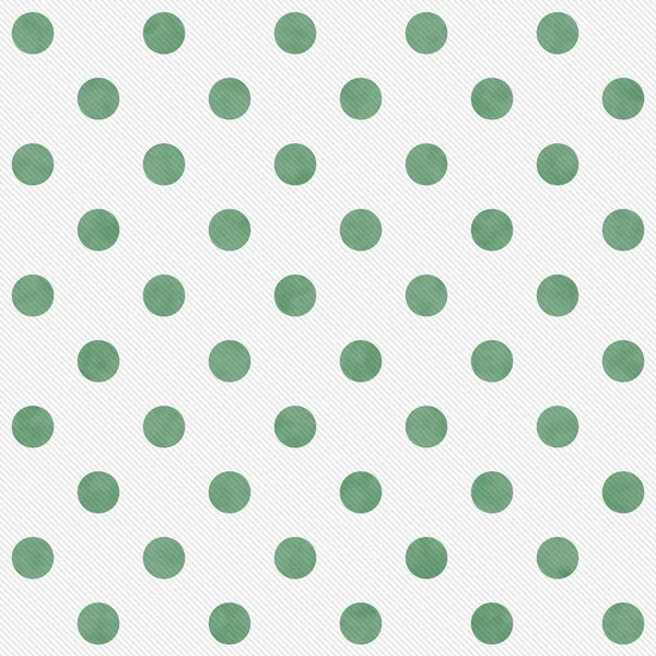 Green and White Large Polka Dots Pattern Repeat Background — Stock Photo, Image