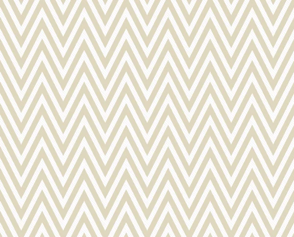 Beige and White Zigzag Textured Fabric Repeat Pattern Background — Stock Photo, Image