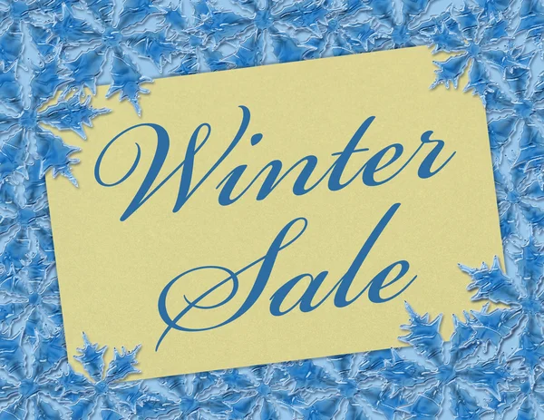 Sprzedaż zimowa — Zdjęcie stockowe