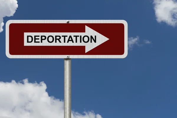 De manier om deportatie — Stockfoto