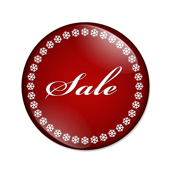 Winter Sale Button — Stock Photo, Image