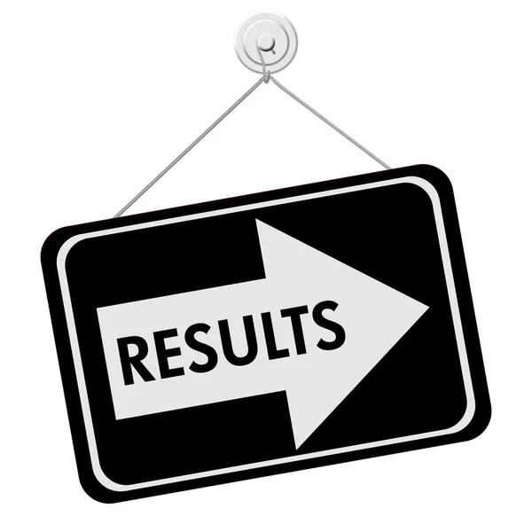 Results Sign — Stock Photo, Image