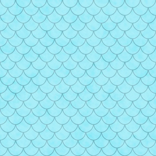 Teal Shell Tiles Pattern Repeat Background — Stock Photo, Image