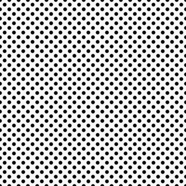 Black and White Small Polka Dots Pattern Repeat Background
