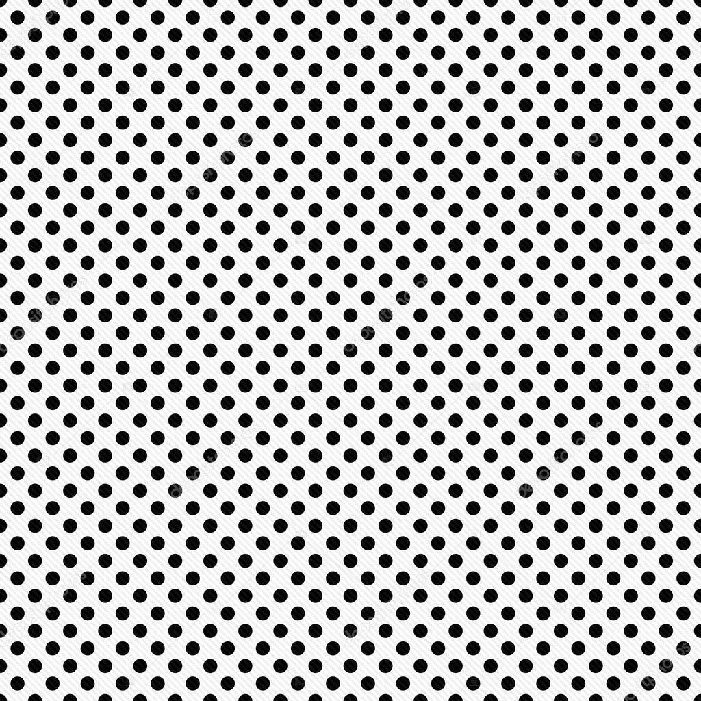 Black and White Small Polka Dots Pattern Repeat Background