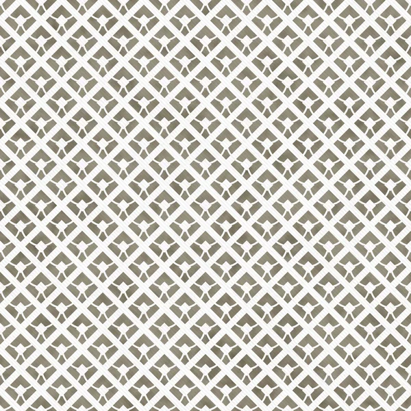 Beige and White Diagonal Squares Tiles Pattern Repeat Background — Stock Photo, Image