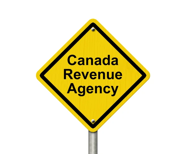 Kanada revenue agency varningstecken — Stockfoto