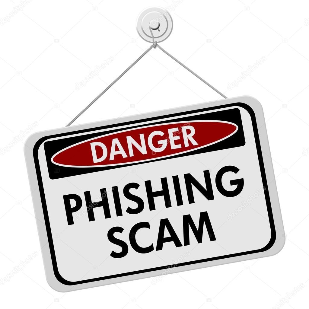 Phishing Scam Danger Sign