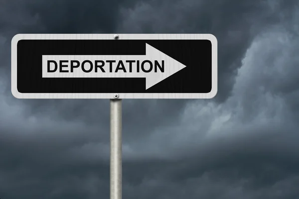 De manier om deportatie — Stockfoto