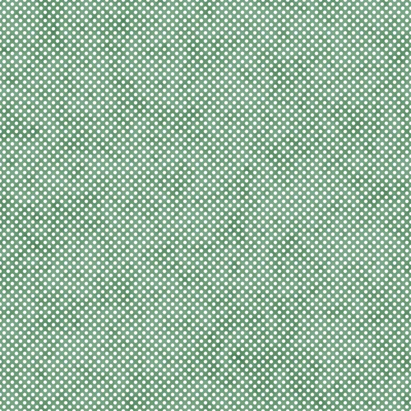 Green Small Polka Dot Pattern Repeat Background — Stock Photo, Image