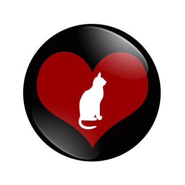 kedi düğmeye seviyorum