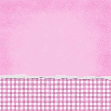 Grunge yırtık kare pembe ve beyaz şemsiye dokulu arka plan