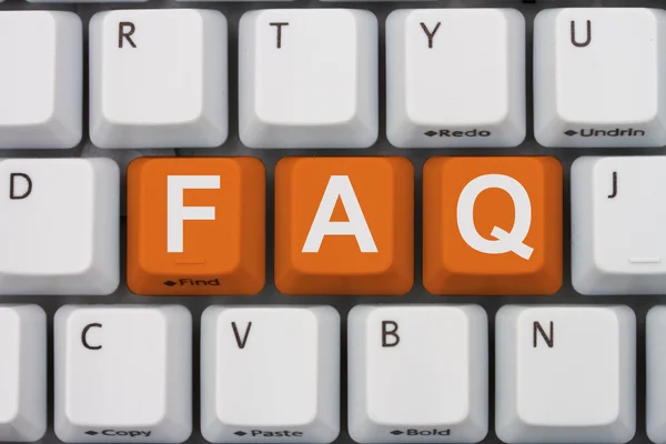 Získávání FAQ online Royalty Free Stock Fotografie