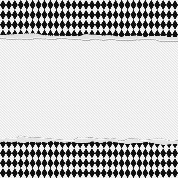 Black and White Chevron Frame with Torn Background Stock Photo by