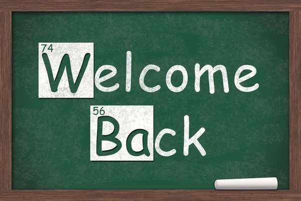 Welcome Back — Stock Photo, Image