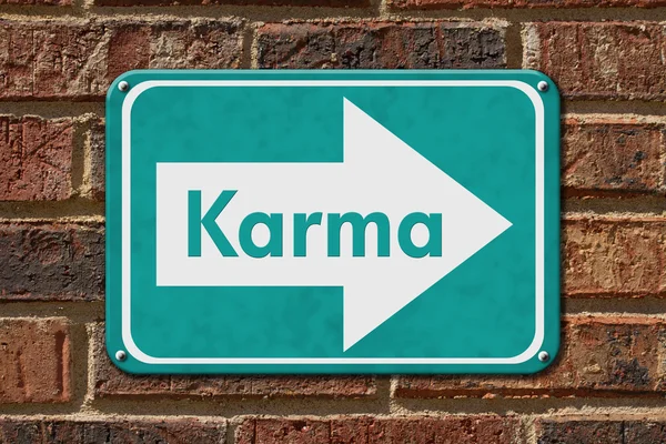 Karma Sign — Stock Photo, Image