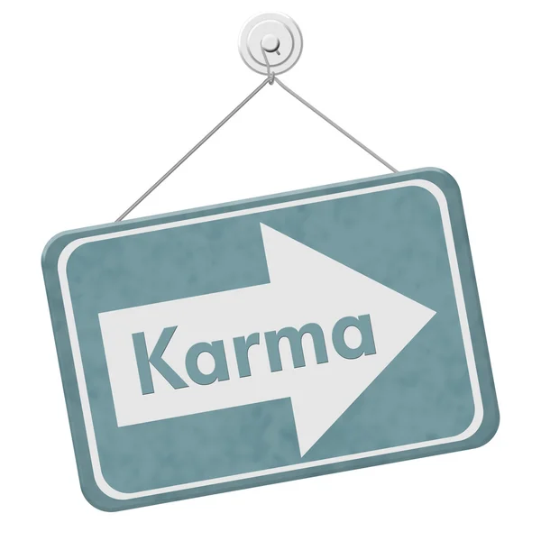 Karma Sign — Stock Photo, Image