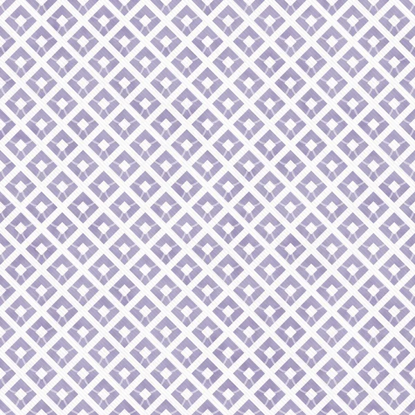 紫と白の斜めの正方形のタイル パターン繰り返し背景があります。 — ストック写真