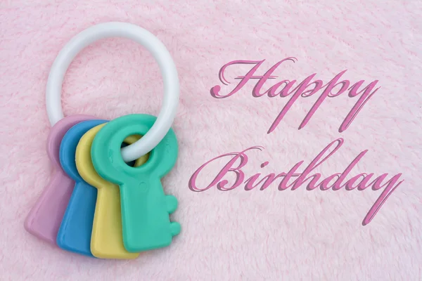 Baby Happy Birthday — Stock Photo, Image