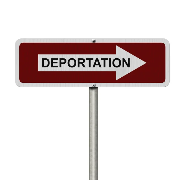 De manier om deportatie — Stockfoto