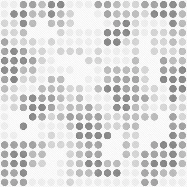 Grijze en witte Polka Dot mozaïek Abstract Design Tegel patroon Rep — Stockfoto