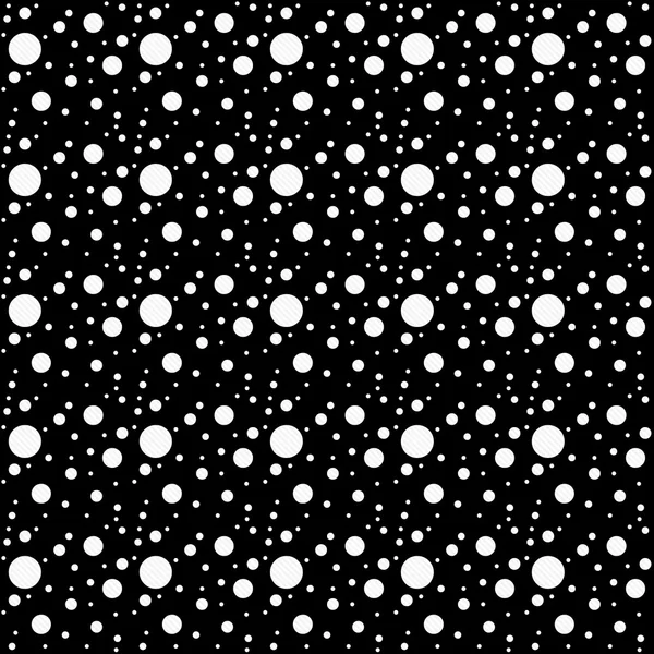 Branco e preto Polka Dot Abstract Design Tile Pattern Repetir B — Fotografia de Stock