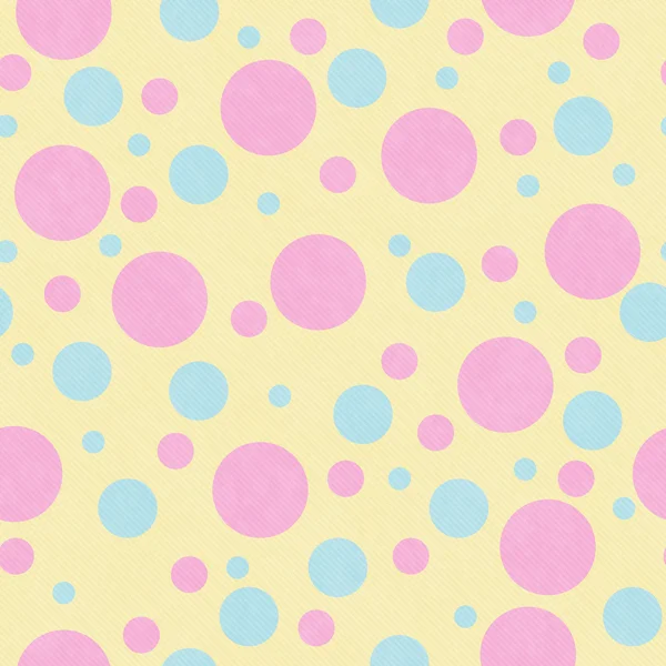 핑크와 파란색 물방울 무늬 타일 패턴 반복 배경 — 스톡 사진