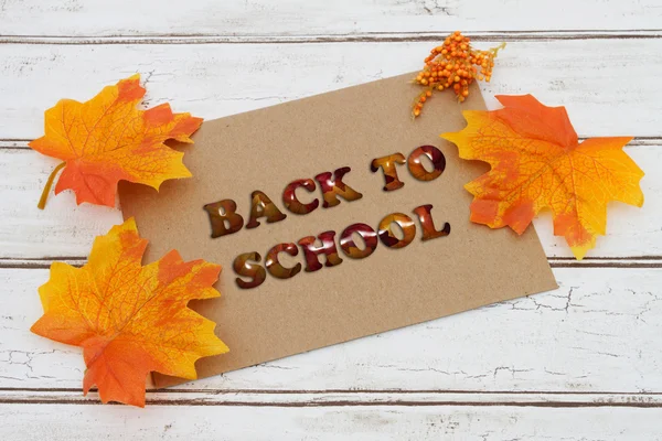 Back to School Sale Card — Stock Photo, Image
