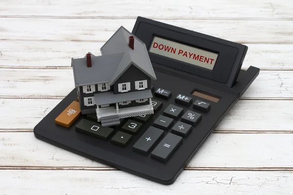 Calculating your down payment — Stock Photo, Image