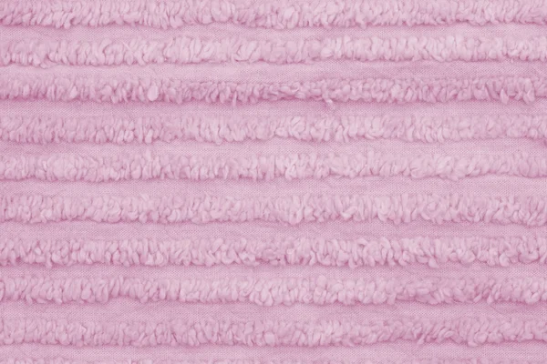 Pink Chenille Fabric Background — Stock Photo, Image