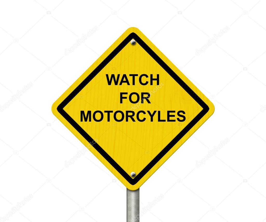 Watch for Motorcycles Warning Sign Stock Photo by ©karenr 84790388
