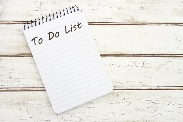 Writing Your To Do List — Stockfoto