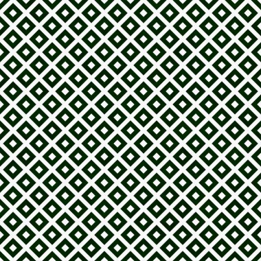 Yeşil ve beyaz çapraz kare kiremit model arka plan tekrarlayın