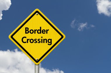 Geçiş yol işaret kenarlık