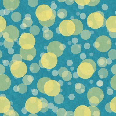 Yeşil ve sarı şeffaf Polka Dot döşeme deseni tekrar Backgr