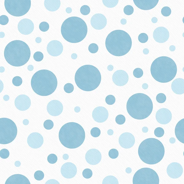 파란과 백색 물방울 무늬 타일 패턴 반복 배경 — 스톡 사진